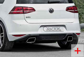 caractere golf mk7 valance and sport muffler package