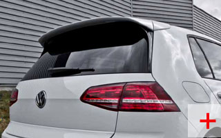 sport roof spoiler for golf mk 7 by caractere