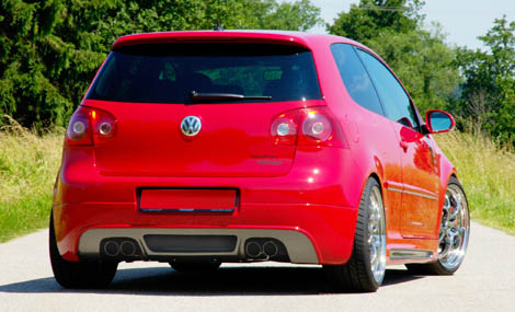 image golf 5 gti rear styling by rieger 