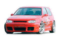 Click and View Rieger Body Kit Styling for the VW Golf IV