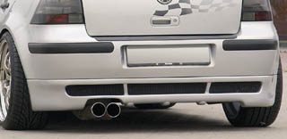 rear valence drop under exhaust