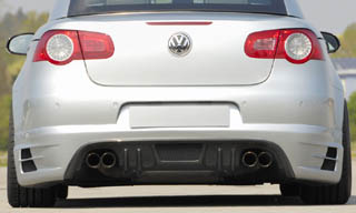 Rear Valance with Carbon Fiber Look for Volkswagen Eos 1F